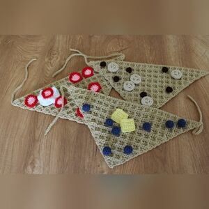 Handmade Waffle Dog Bandana